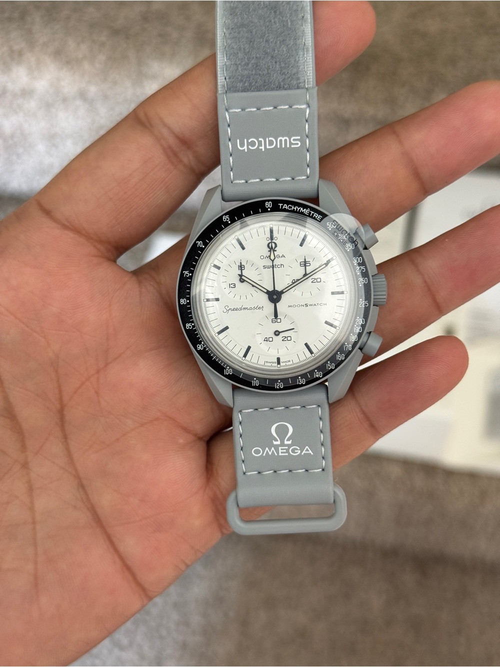 OMEGA X SWATCH 1965 SpeedMaster Moonswatch Brand New limited edition Watch - Picture 4 of 13